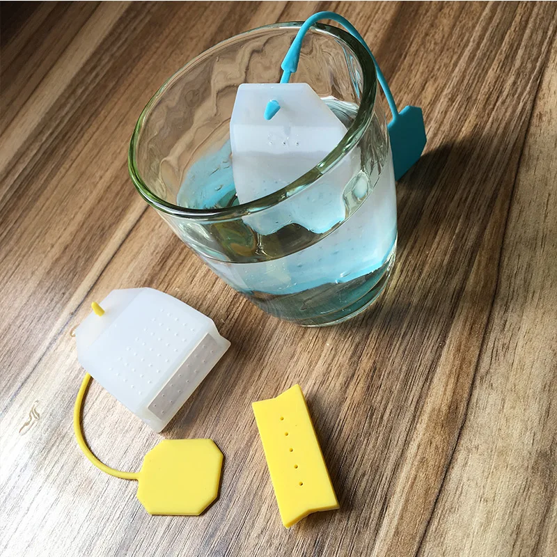 

1PCS Hot Selling Bag Style Silicone Tea Strainer Herbal Spice Infuser Filter Diffuser Kitchen Coffee Tea Tools Random color