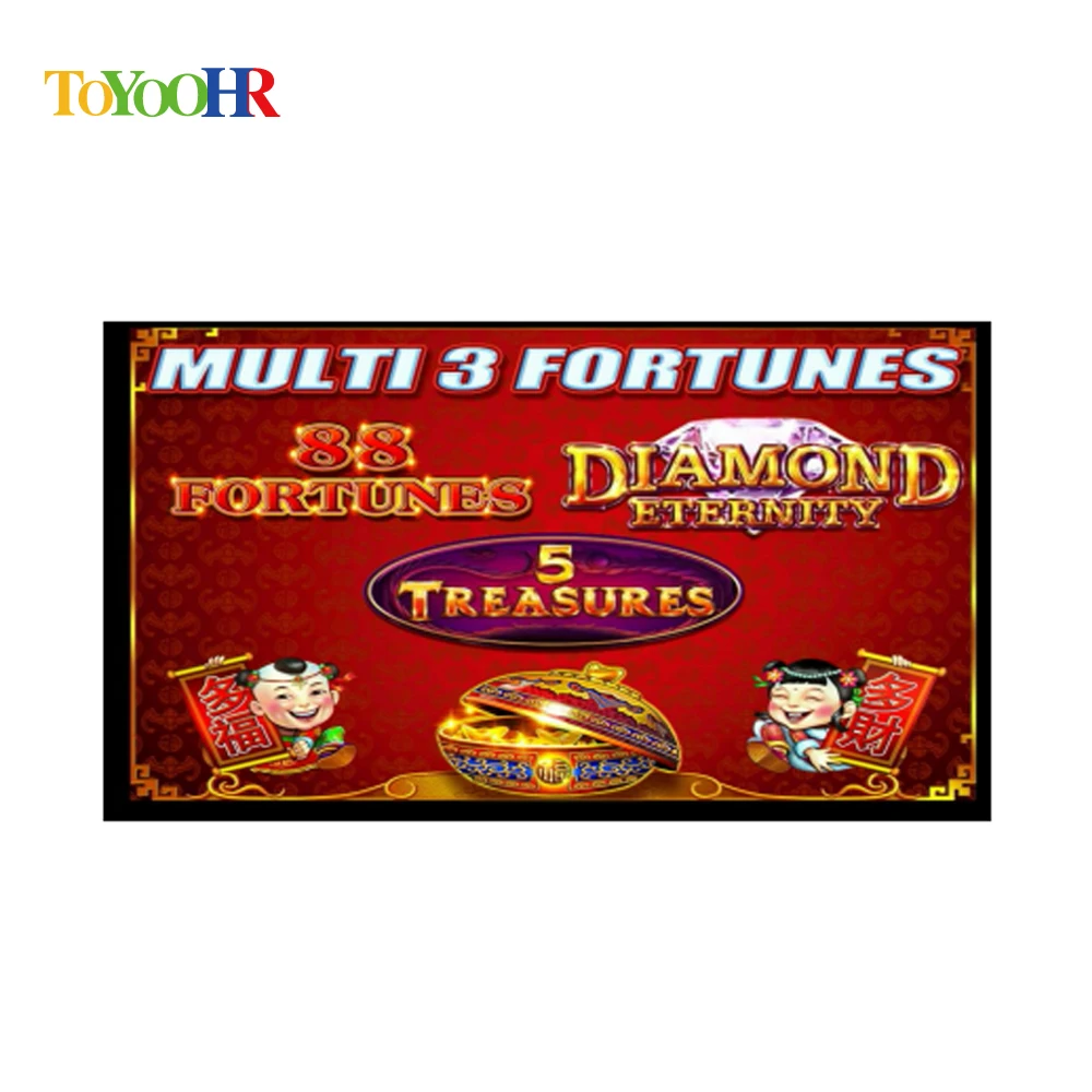 Мульти 3 в 1 Фортуны конвектор Fortunes 88 алмаз 5 сокровища слот игровой доски азартные игры pcb видео казино слот машина