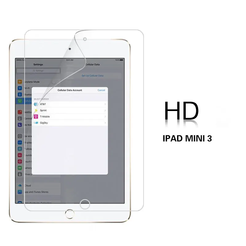 Глянцевая прозрачная HD пленка для APPLE Iphone Ipad Mini 3 4 A1538 A1550 A1599 A1600 7 9 матовая