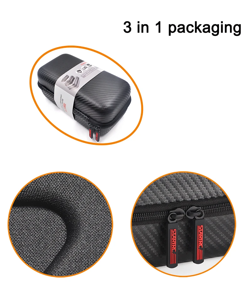 STARTRC DJI Mavic 2 3 Pro Zoom Accessories Drone Body Waterproof Portable Storage PU Bag Remote Control Battery Hardshell Bag