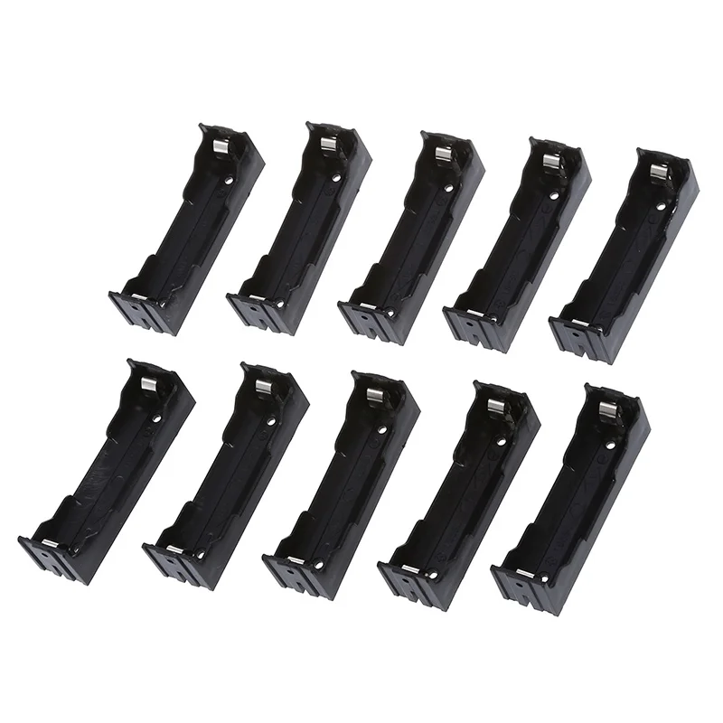 10x Black Open Battery Holder Case Box for 3.7V 18650 Battery #8 10x Black Open Battery Holder Case Box for 3.7V 18650 Battery #8