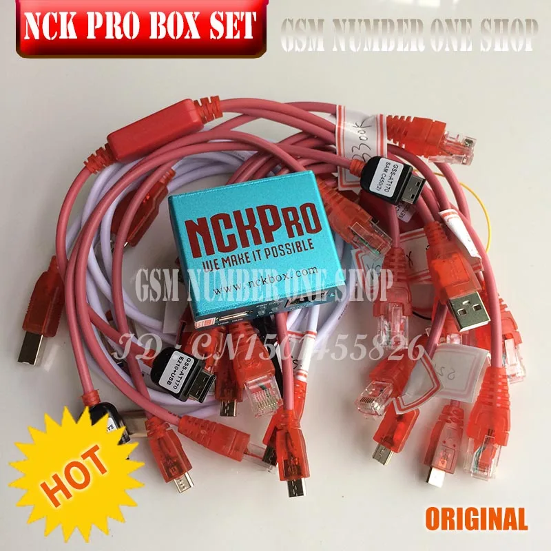 Новейшая версия оригинальная NCK Pro коробка NCK Pro 2 коробка(поддержка NCK+ UMT 2 в 1) новое обновление для huawei Y3, Y5, Y6+ 16 кабелей