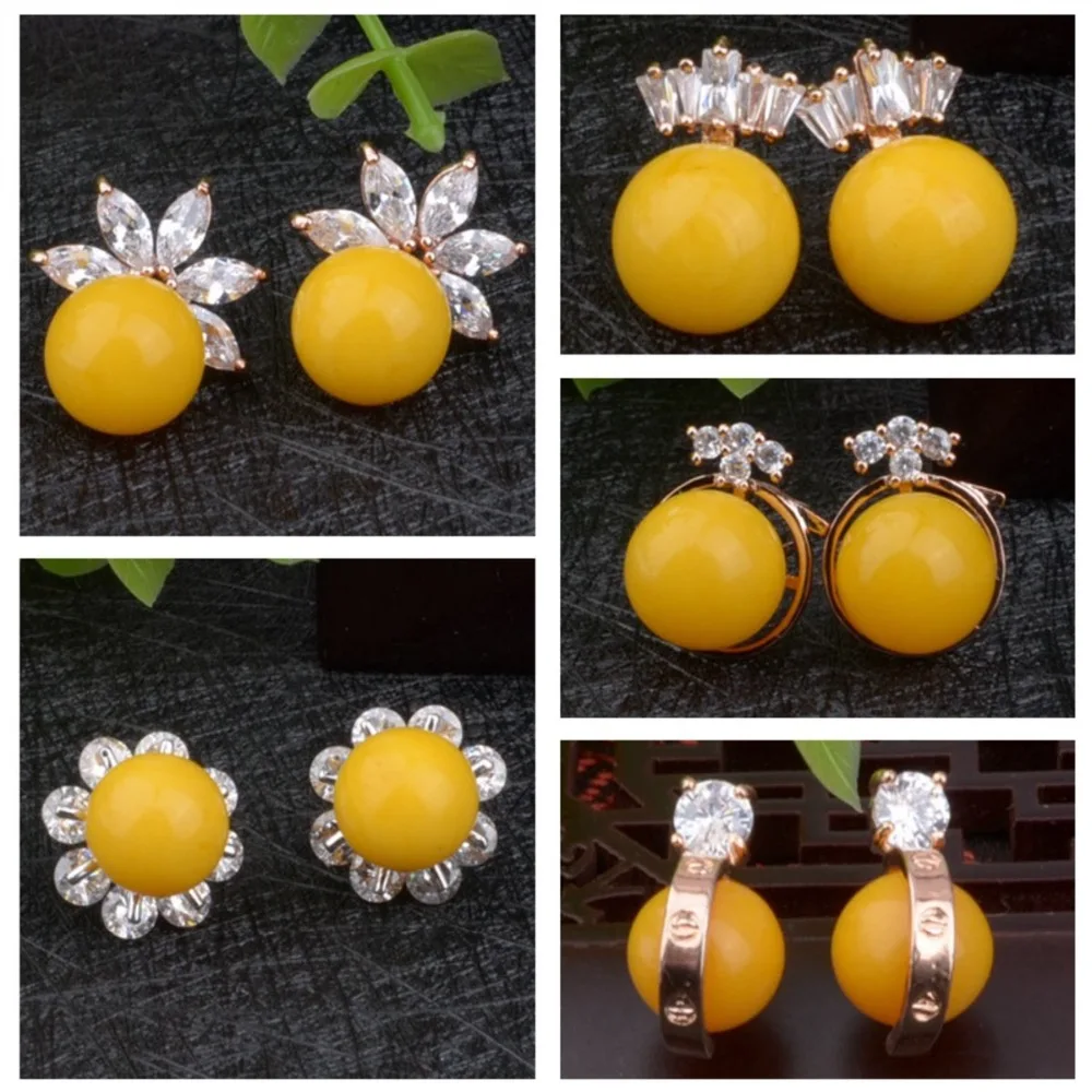 

Baltic Ambers earrings for Unisex Cool Stunning Genuine Natural Stone Trendy Antique Silver Jewelry Punk Wedding earring