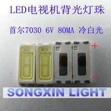 110 шт. для ремонта sony Toshiba Sharp светодиодный ЖК-Телевизор задний светильник Сеульский SMD СВЕТОДИОДНЫЙ s 7030 6 в холодный белый светодиод STWBX2S0E