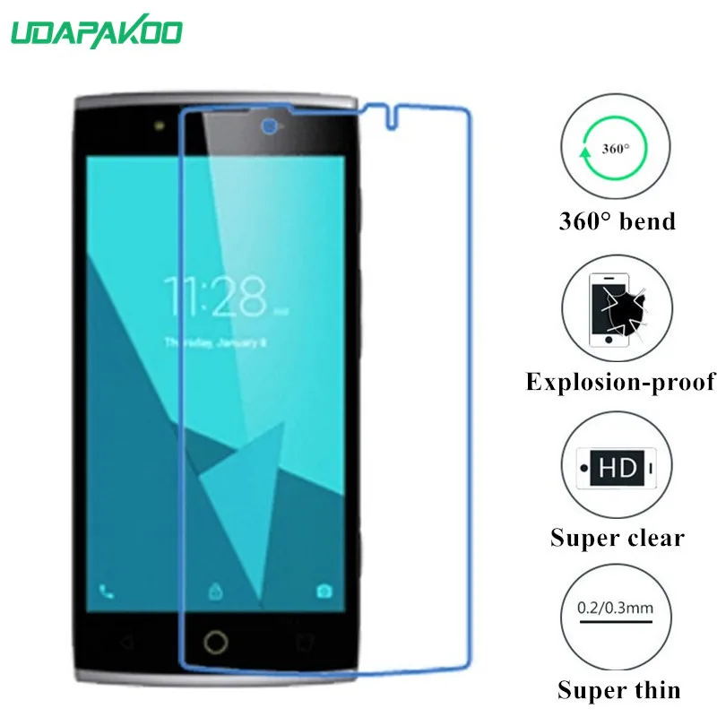 

udapakoo clear Tempered (soft glass) film for Alcatel One Touch Flash2 Flash 2 Nano Explosion-proof glass Screen Protector