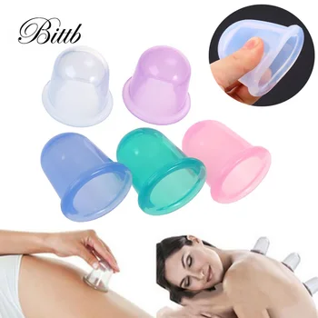 

Bittb Anti Cellulite Vacuum Silicone Massage Therapy Cups Health Care Body Face Back Leg Massage Relaxation Suction Cups