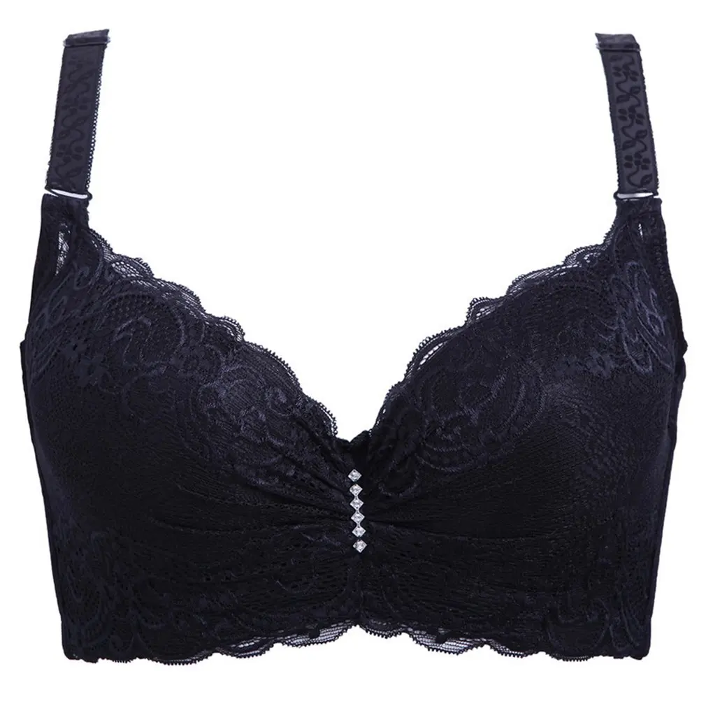 

Comfortable Solid Color Women Push Up Bra Breathable Ladies Plus Size Women Sexy Cotton Push Up Bra Healthy Bra