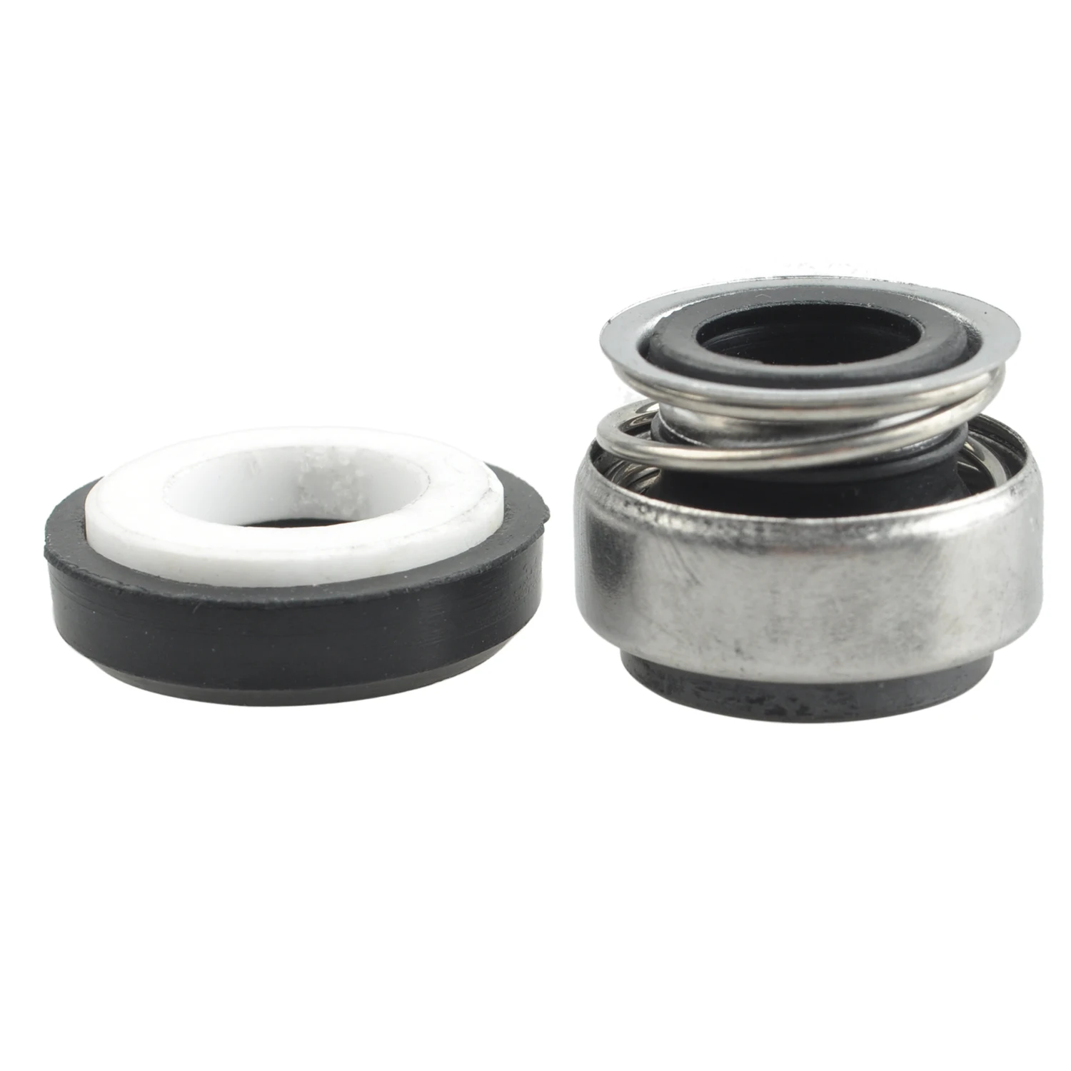 sourcing map 12mm Inner Dia Single Spring Rubber Bellows Water Pump Mechanical Seal 