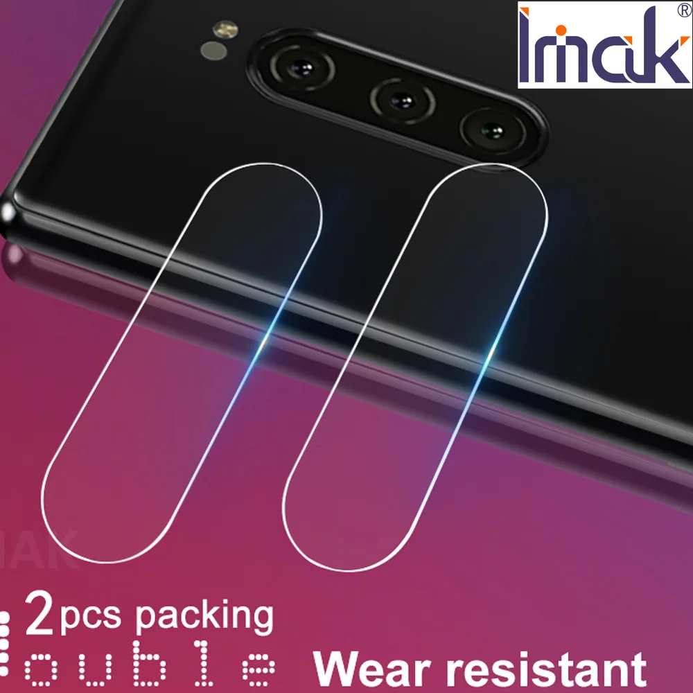 

imak Back Camera Lens Film For Sony Xperia 1 Rear Camera Len Tempered Glass Protector Protective