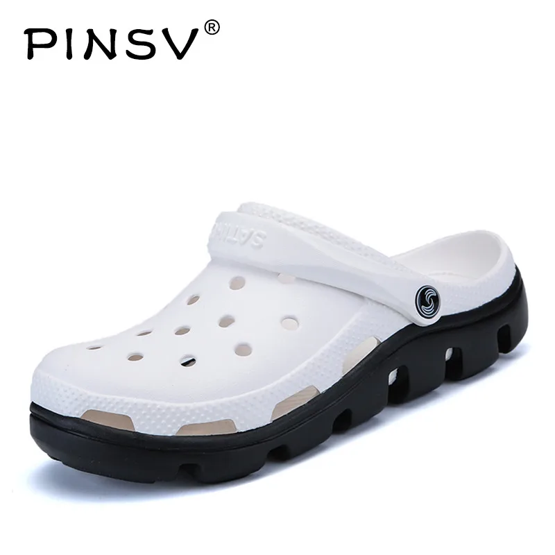 PINSV الصنادل رجل أحذية الصيف السدادات رجل صنادل شاطئ في الهواء الطلق Zuecos شبشب رجالي Sandalias Hombre حجم 38-47