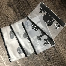1Pcs New Cute Animals Elephant Fox Giraffe Squirrel PVC A5 File Folder Document Filing Bag Stationery Bag Gift E0669
