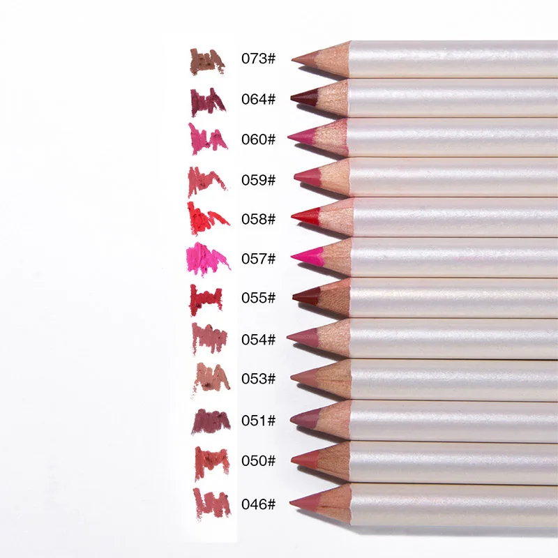 MENOW 12 Colors/Set Lip Liner Sexy Lips Pencil Matte Soft Lipstick Pencil Matt Nude Lipsliner Pen Beauty Makeup Tool Cosmetics 3