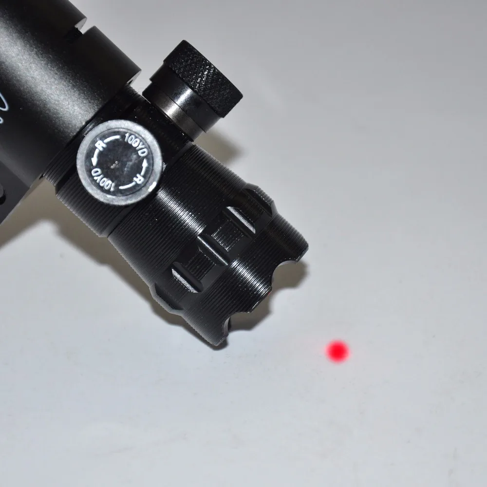 Тактический обновленный Красный лазерный прицел с креплением дистанционного давления переключатель для страйкбола винтовки 20 мм Пикатинни