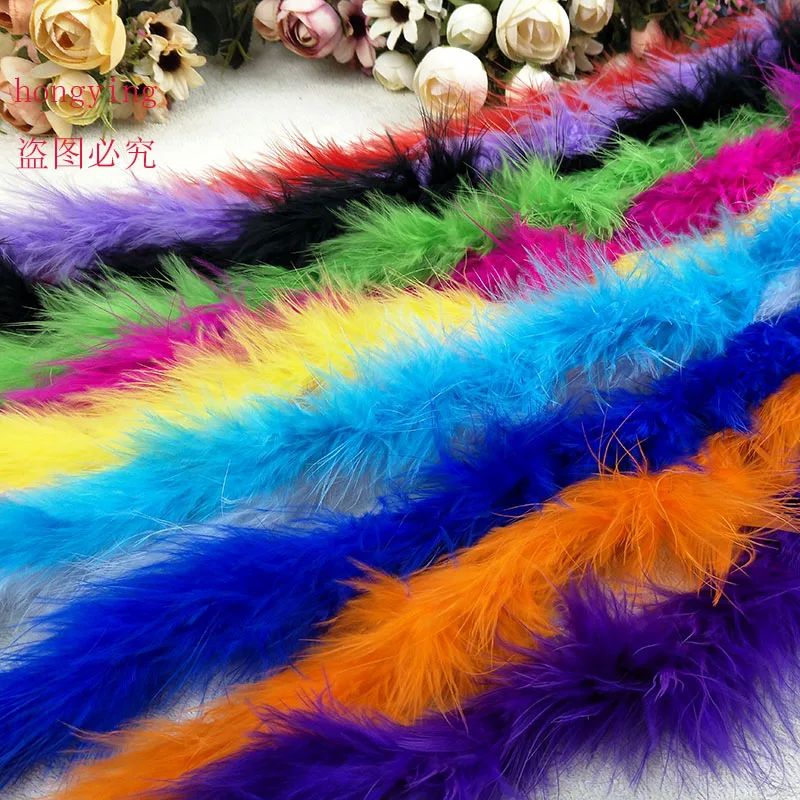 10 шт. искусственные перья индейки 39 дюймов/2 метра boa plume feather boamarabou feather boa | Отзывы и видеообзор