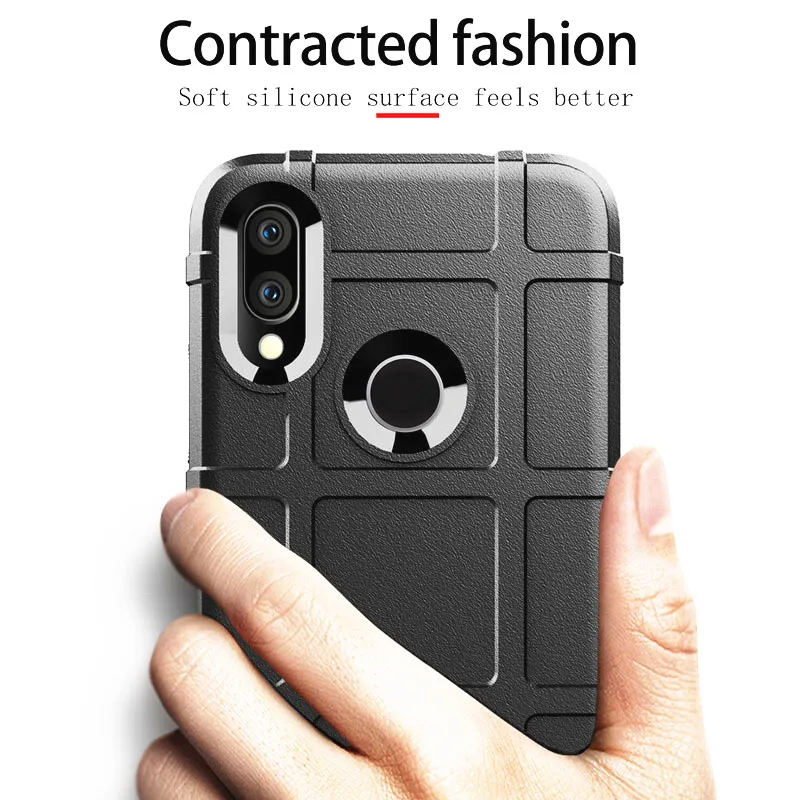Чехол для Xiaomi Redmi 7 Мягкий Силиконовый прочный противоударный защитный чехол
