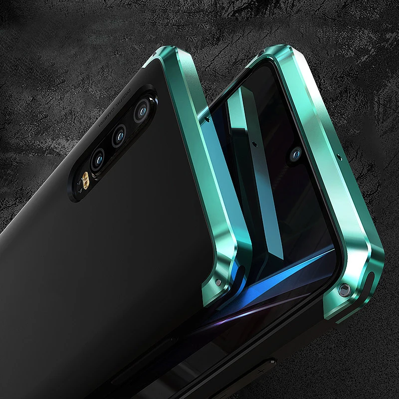 Высококлассный противоударный чехол для huawei P30PRO с металлической рамкой из поликарбоната, бампер из алюминиевого сплава P30 Pro, Текстурированный чехол