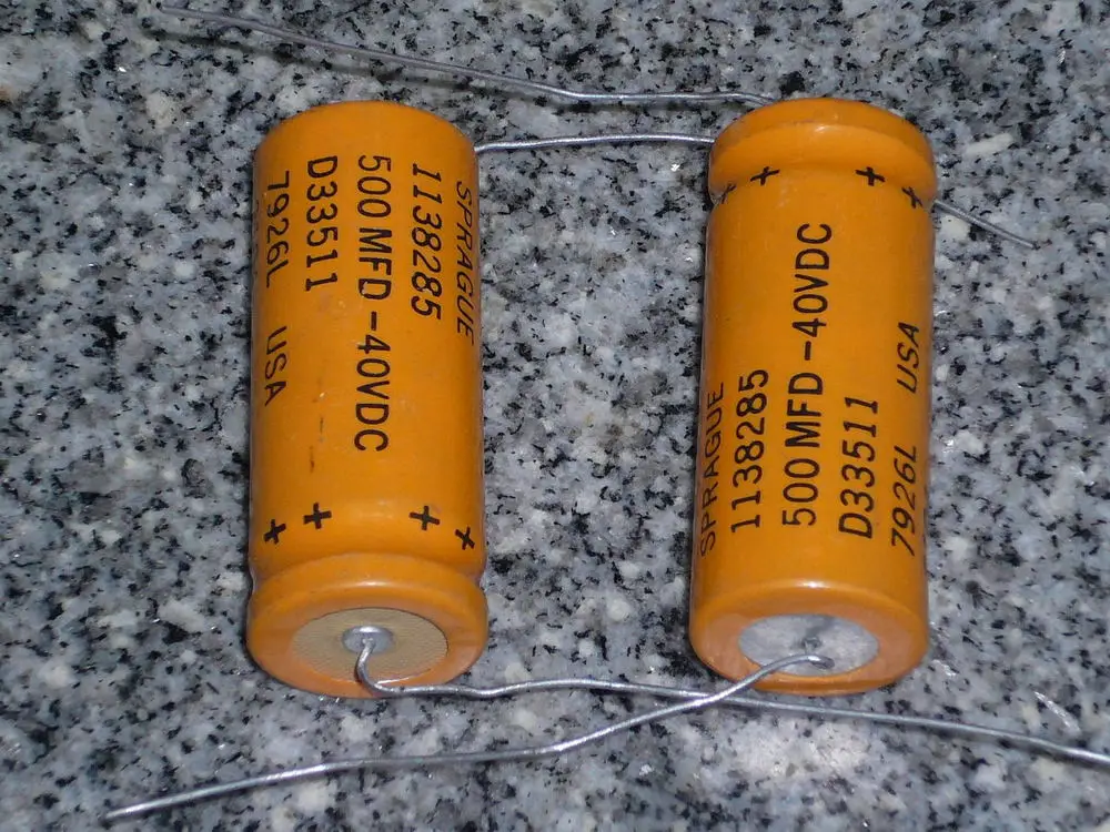 

[SA]SPRAGUE U.S. yellow face 500UF 40V original juice discontinued for many years--10pcs/lot