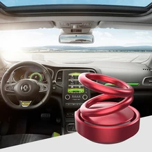 Солнечное двойное кольцо вращающаяся подвеска ароматерапия Взрывные модели ароматизатор украшение автомобиля