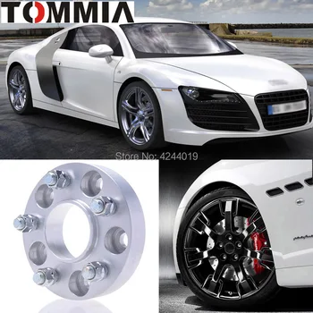 

Fits Audi R8 2PCS Wheel Hub Centric Spacers Tire Adapters Rims Flange 5x112 Center Bore 57.1mm Aluminum