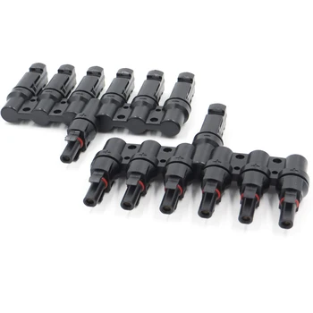 

1Pairs x 6T Connector male and female, 6 Branch Solar Panel Connector