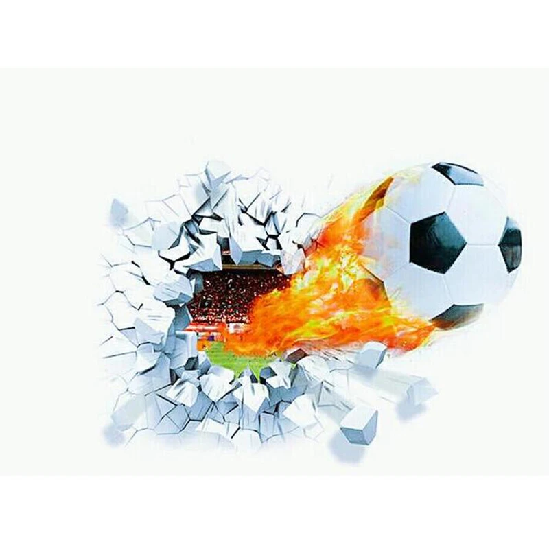 

New 5D Square/Round Hobby diy diamond painting Colorful football Mosaic Daimond Cross Painting Stitch diamond paint art H227