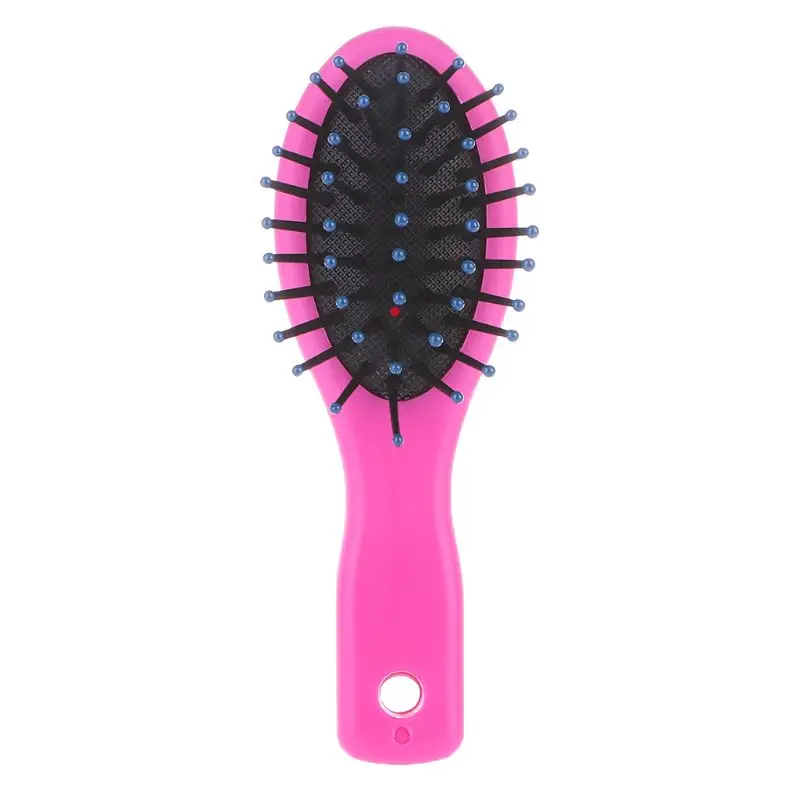 Продажа 11,5x3,7 см Профессиональная щетка для волос Влажные кисти Care SPA массажер гребень для Для детей розовый Пластик гребень для волос расческа