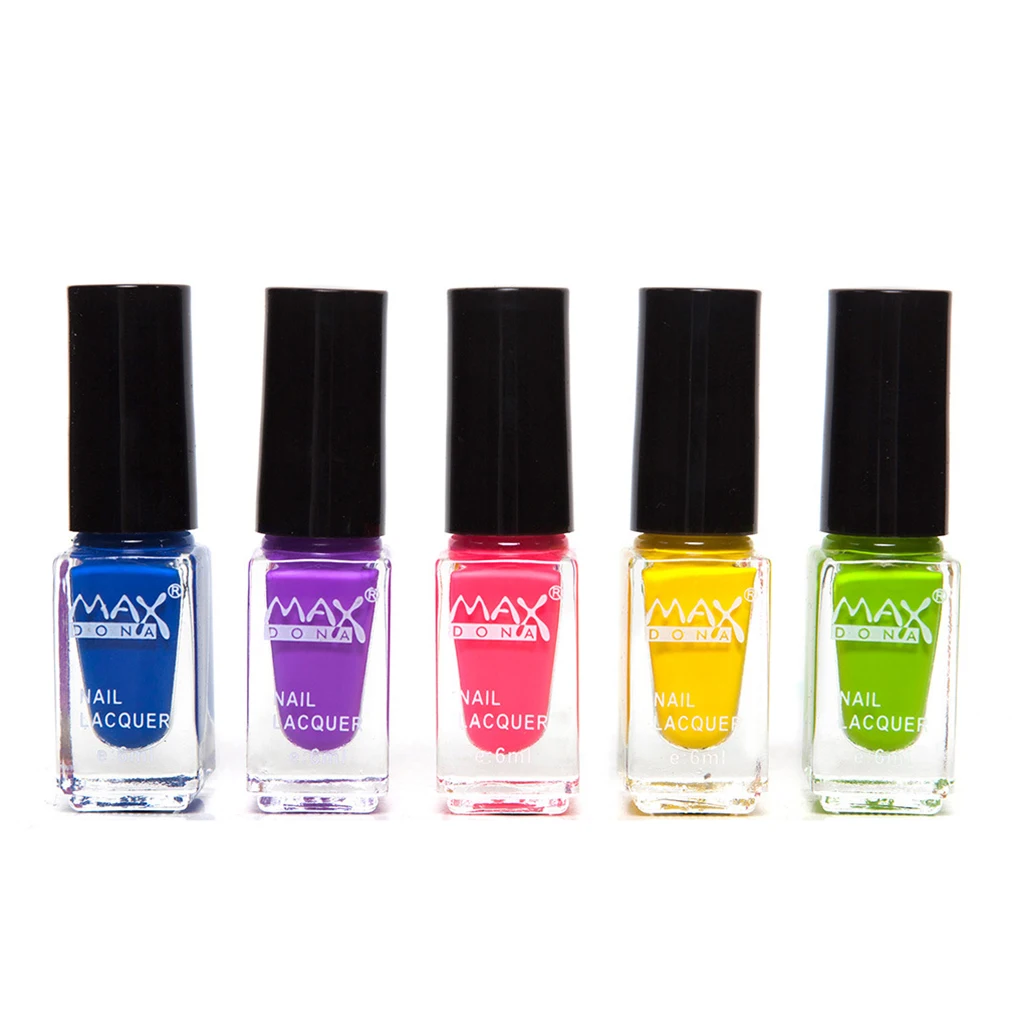 

5pcs Non-toxic Soak Off Nail Polish Water-based Nail Tool for Children Pregnant Women