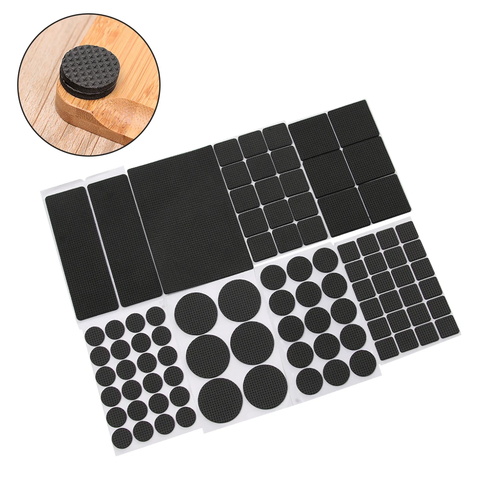 accesorio de varios tama/ños accesorio de patas de mesa de escritorio PVC con forma cuadrada 8 almohadillas para patas de muebles