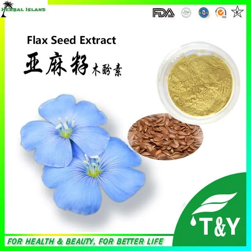 Flaxseed Extract powder/ flax seed extract 500G/LOT 201seed extract