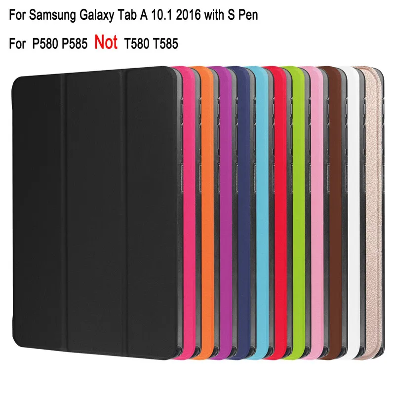 Ультратонкий чехол для Samsung Galaxy Tab A A6 с S Pen 10 1 &quotP580 P585 (не T580 T585) магнитный