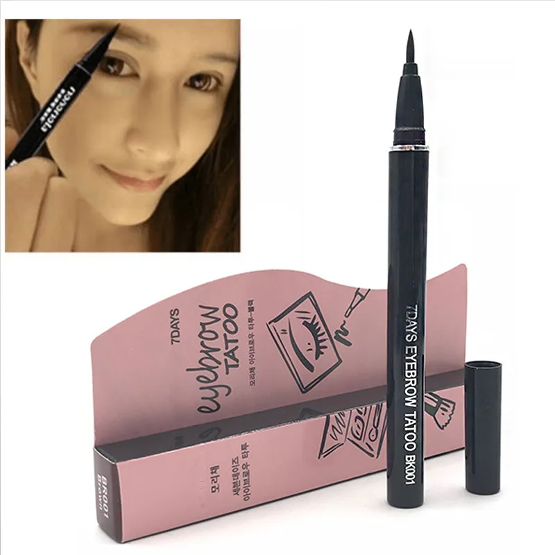 

Dark Brown E yebrow Enhancers Women Makeup Product Waterproof Brown 7 Days E ye Brow E yebrow Tattoo Pen Liner Makeup