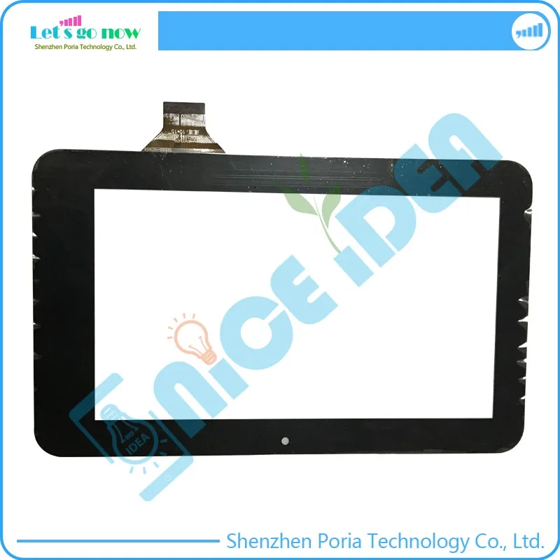 Черный 7 0 &quotсенсорный экран дигитайзер для Китая C190115C1-PG FPC661DR 10*15 Передняя