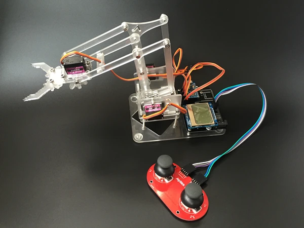 

Funssor 1set*MeArm robotic arm learning kit DIY Mearm joystick MeArm - Your Robot full kit/set