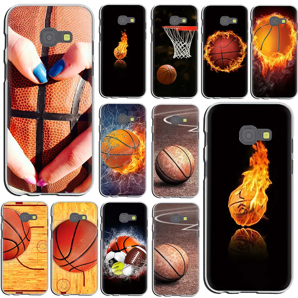 Жесткий чехол для телефона Basketball dark Galaxy J8 J7 Duo J6 J5 J4 J3 J2 J1 Prime Plus 2017 EU US версия