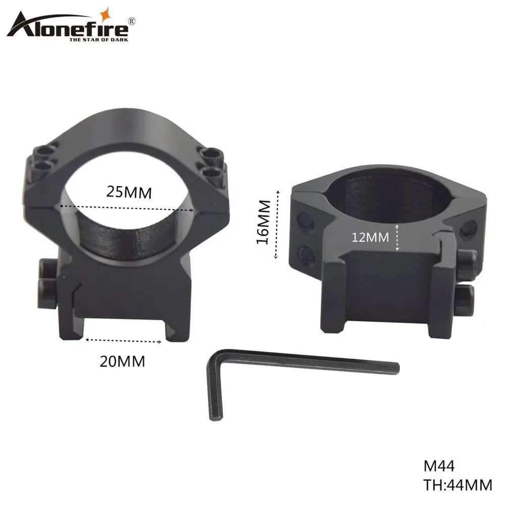 

AloneFire M44 25mm scope mount Ring Profile 20mm Rail hunting accessories Extension Picatinny Weaver Mount