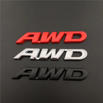 

Car AWD Trunk Emblem Metal Body Sticker Decal Exterior Accessories for Toyota Hyundai Citroen Mercedes Benz BMW Lexus Renault MG