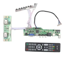 M6V5 placa controladora TV LCD suporte TV AV VGA USB Audio HDMI para 17 polegada painel lcd 4 CCFL 1280X1024 CLAA170ES01E LM170E03-TLGD