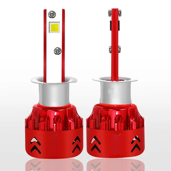 

2 X H1 Mini7 LED Headlight Bulb 30W 4800LM 9V-36V IP68 Waterproof 6000K Cold White 6063 Aluminum for Car Truck SUV RV ALL IN ONE