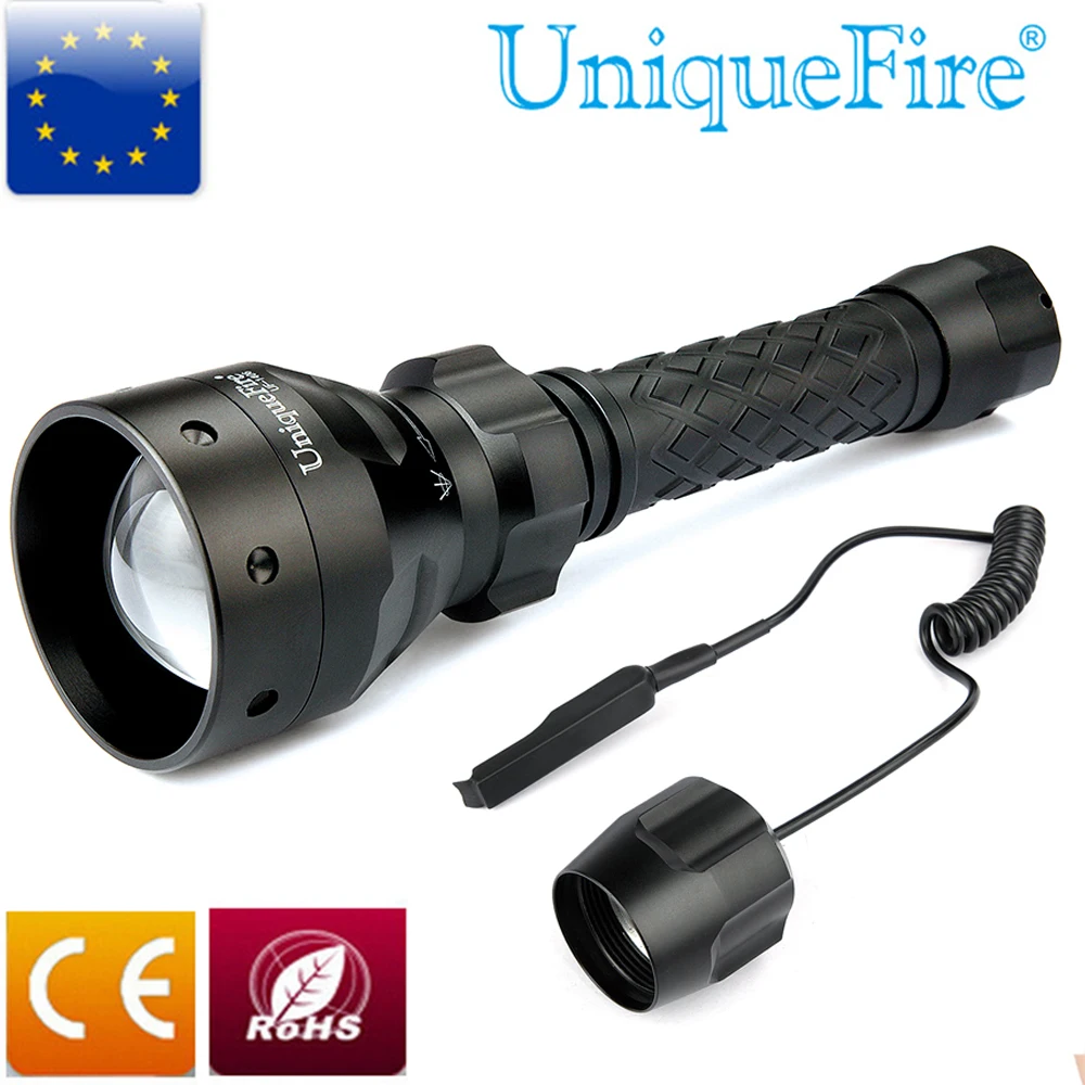 UniqueFire 1406 IR 850NM Night Vision Light LED Rechargeable Flashlight