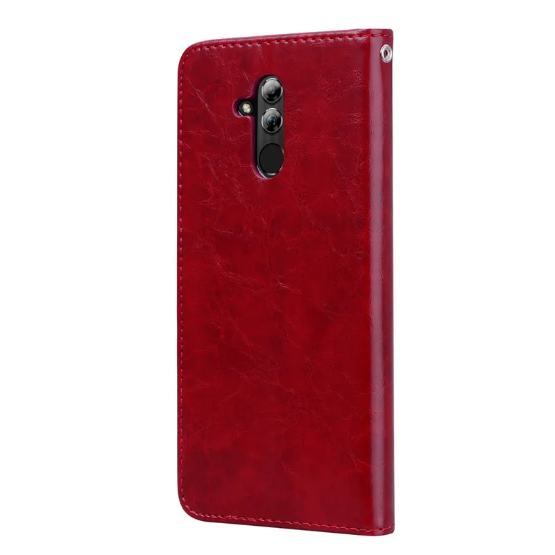 Sang trọng Lật Trường Hợp đối với Huawei Mate 20 lite Sang Trọng Đứng Wallet Bìa PU Da TPU Điện Thoại Túi Trường Hợp đối với Huawei người bạn đời 20 lite Vỏ huawei waterproof phone case