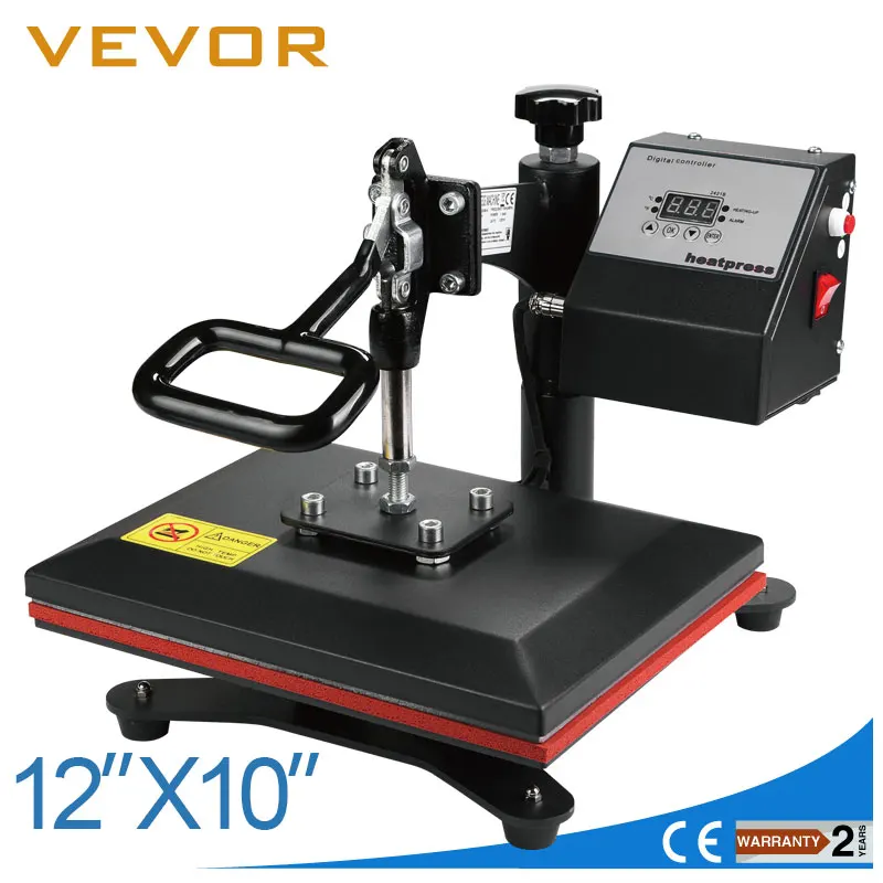 

12"X10" VEVOR Shoes and T shirt Printing Heat Press Machine Mini Cushion hot press machine 110V/220V
