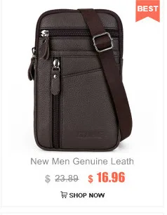 Для мужчин из натуральной кожи путешествия крюк плеча Хип бум пояс поясная сумка мешок кошелек талии многофункциональная сумка