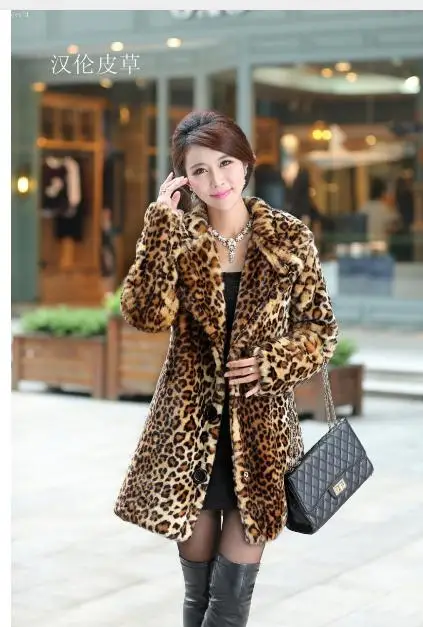Collier Faux Virage Vers Léopard As Hiver De Long The Fourrure Herbe Manteau K50 Femme Le Cuir Bas Lapin Veste Chaud Picture Femmes En 47gw8nqT8
