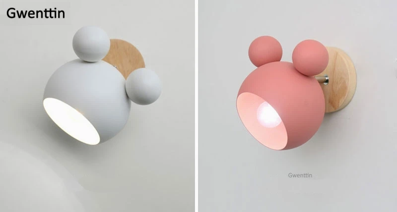 led, candelabro nórdico para decoração de quarto infantil