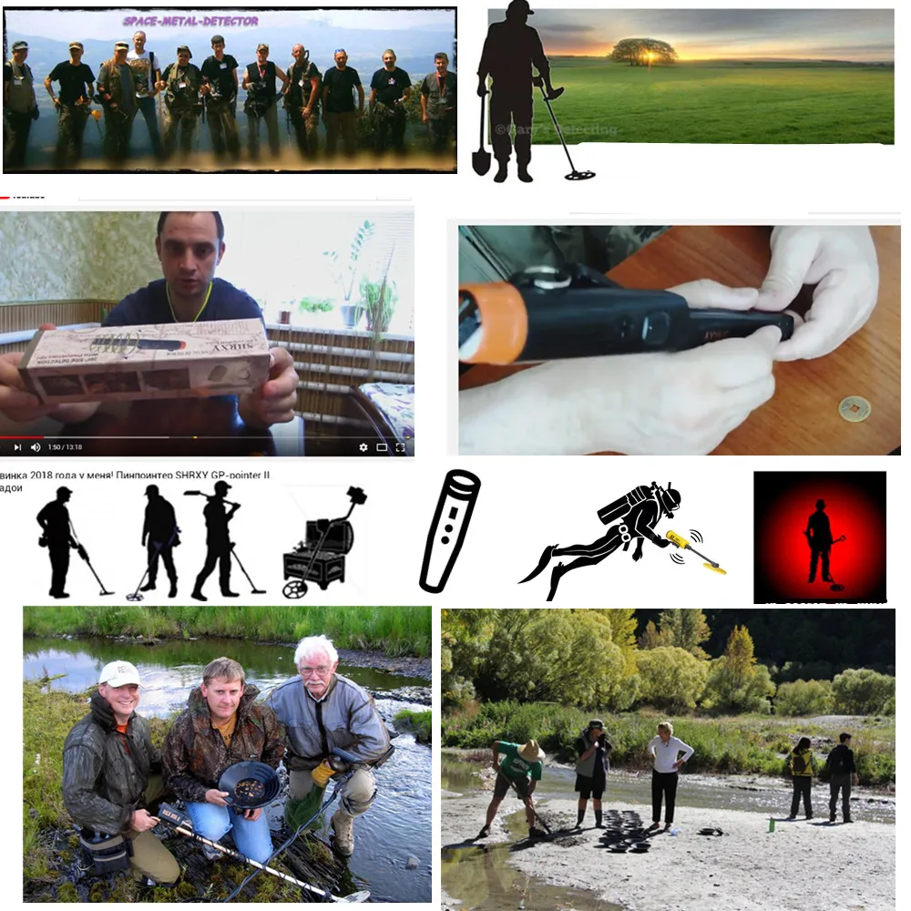 upgrade Sensitive Metal Detector pointer TRX Pro Pinpointing GP-pointerII waterproof Hand Held Metal Detector with Bracelet
