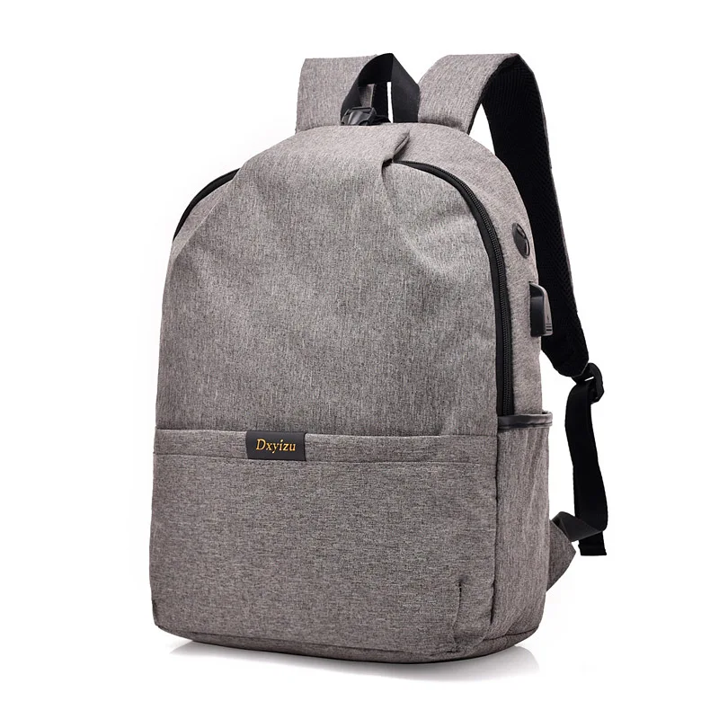 

External USB Charge Backpack Male Mochila Escolar Laptop Backpack Oxford Men Women School Bags Anti-Thief Backpack for Teenager