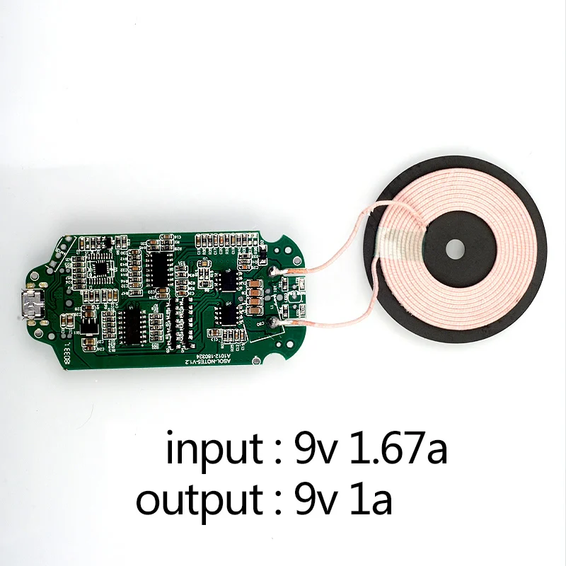 Qi Беспроводное зарядное устройство diy Беспроводное зарядное устройство pcb для samsung Galaxy S9 S8 S7 Note8 Беспроводное зарядное устройство PCBA для iphone 8 Plus xs - Тип штекера: Универсальный