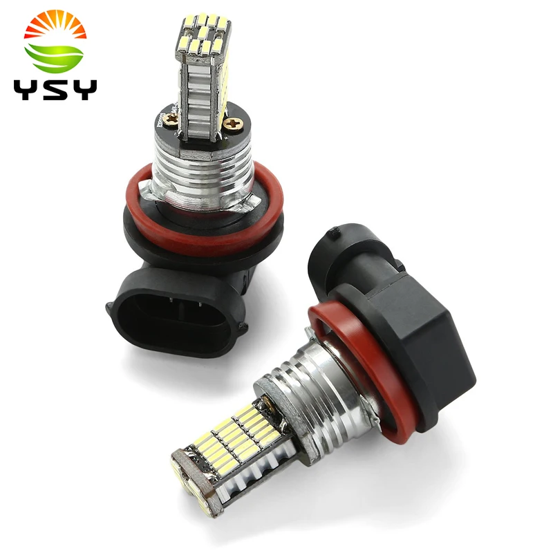 

2pcs 1000 lumens Extremely Bright Canbus Error Free 9005 9006 4014 45pcs Chipsets LED Bulbs For Fog Light Driving Lights