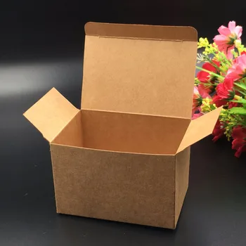 

30pcs 9*6*6cm Kraft Gift boxes Paper Packing Box Wedding Party Favor storage boxes For Candy\Cake\Jewelry\Gift\chocolate\Party