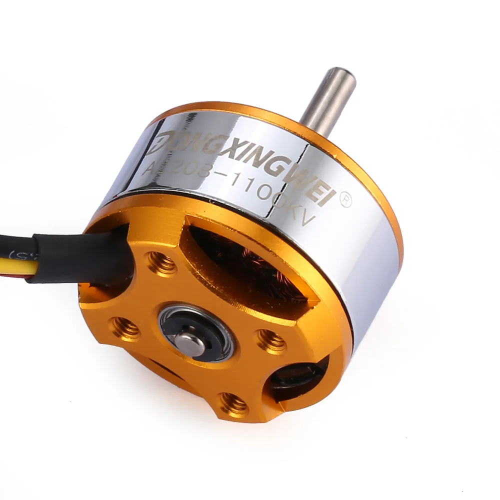 DXW A2208 1100KV 2 4S Outrunner бесщеточный двигатель для RC FPV неподвижного крыла дрона